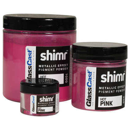 Hot Pink SHIMR Metallic Pigment Powder